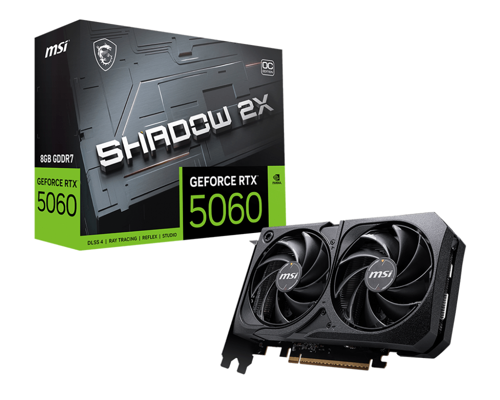 MSI GeForce RTX 5060 8G SHADOW 2X OC